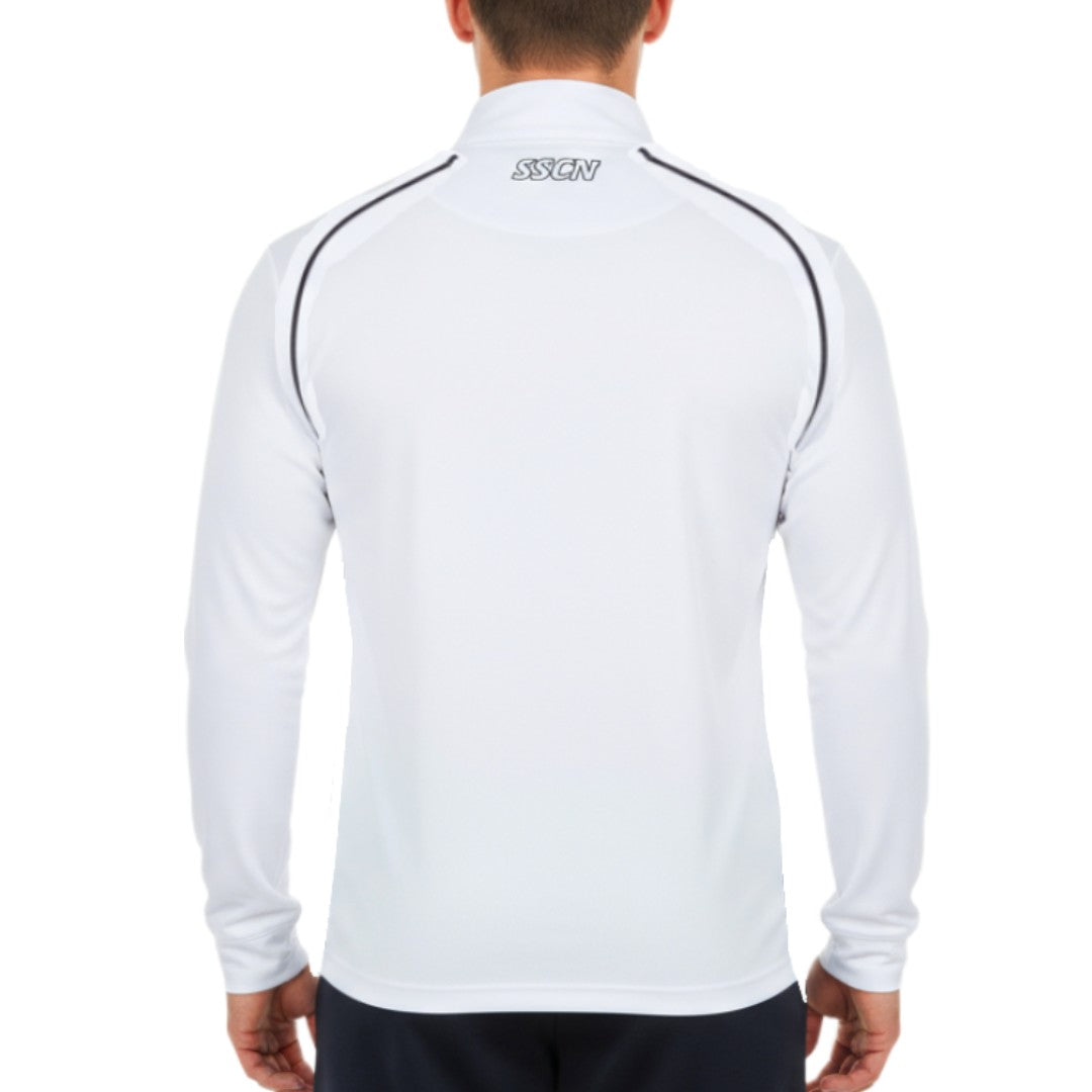SSC Napoli white training technical sweat top 2023/24 - EA7
