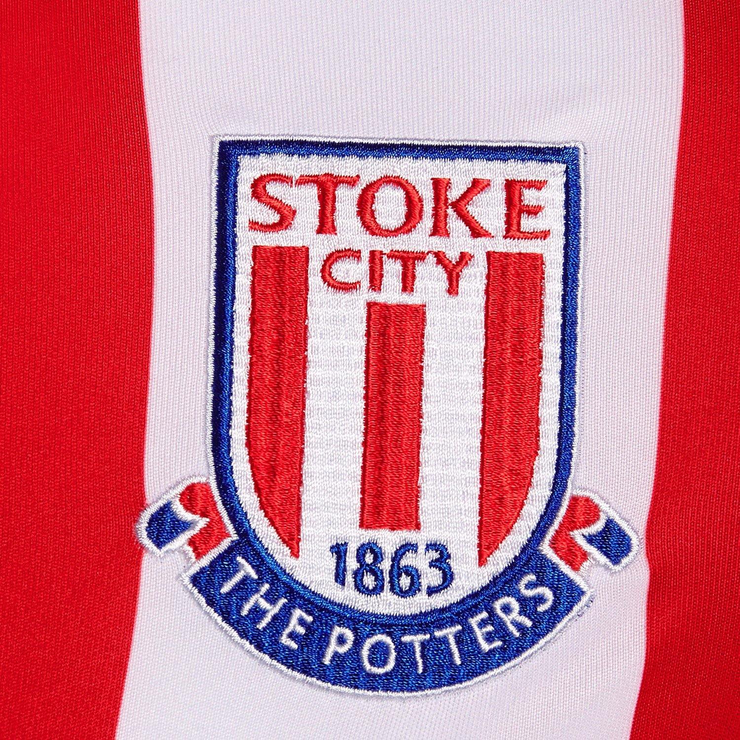Stoke City FC Home soccer jersey 2019/20 - Macron